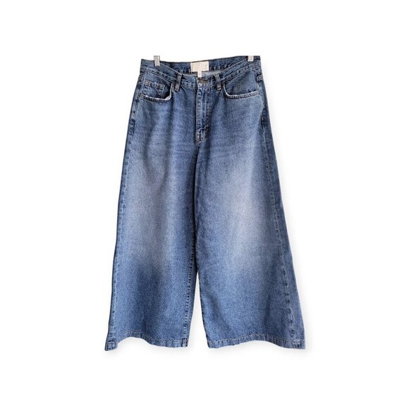 Current/Elliott Wide-Leg Denim size 29 EUC Business Casual Fall Winter - Picture 9 of 10